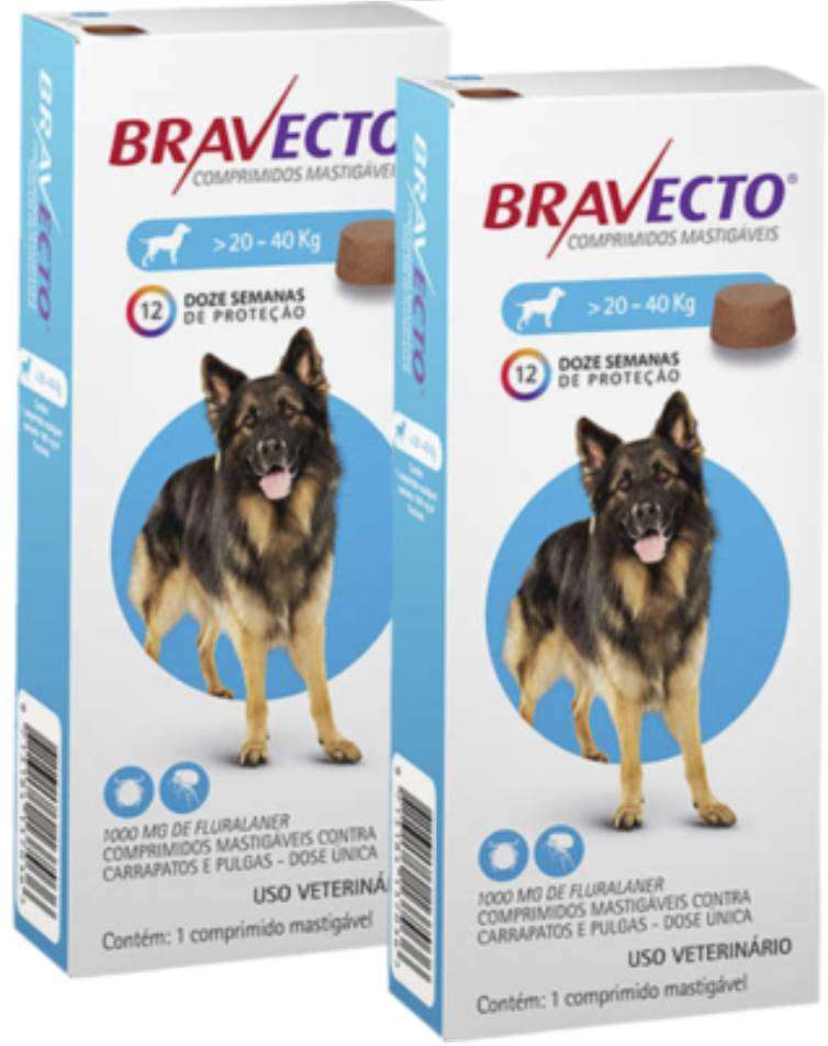 Antipulgas e Carrapatos MSD Bravecto para Cães