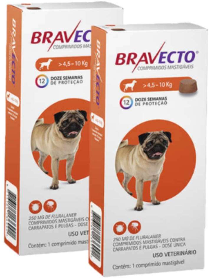 Antipulgas e Carrapatos MSD Bravecto para Cães